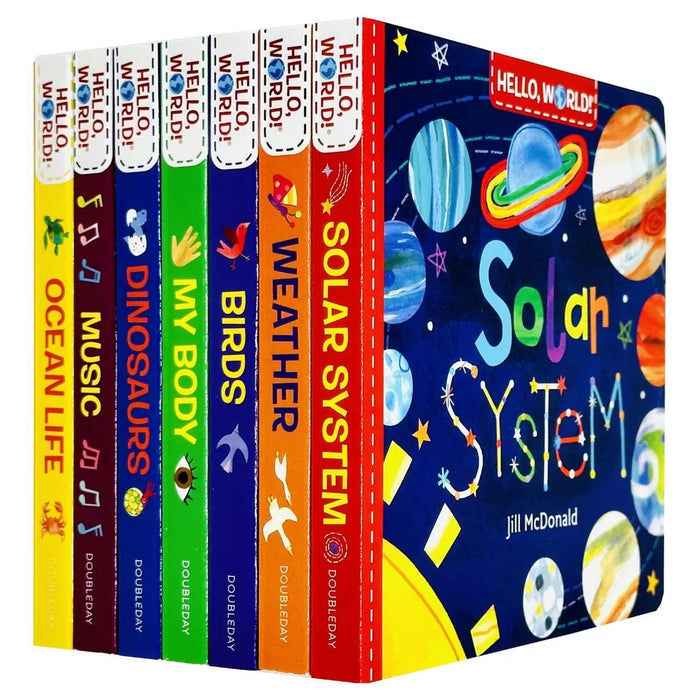 Hello, World! 7 Books Collection Box Set By Jill Mcdonald (Solar System, Weather)