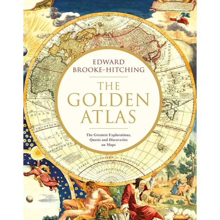 Edward Brooke-Hitching Collection 2 Books Set Golden Atlas,Most Interesting HB