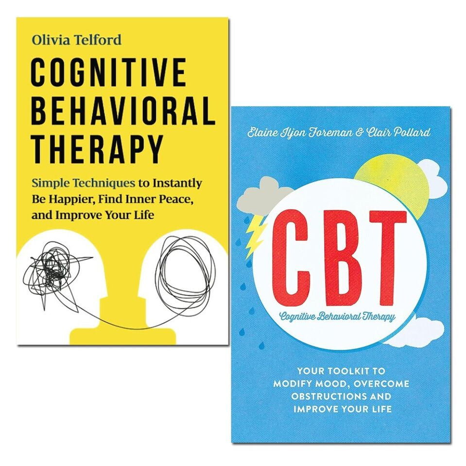 CBT Cognitive Behavioural Therapy 2 Books Collection Set | The Book Bundle