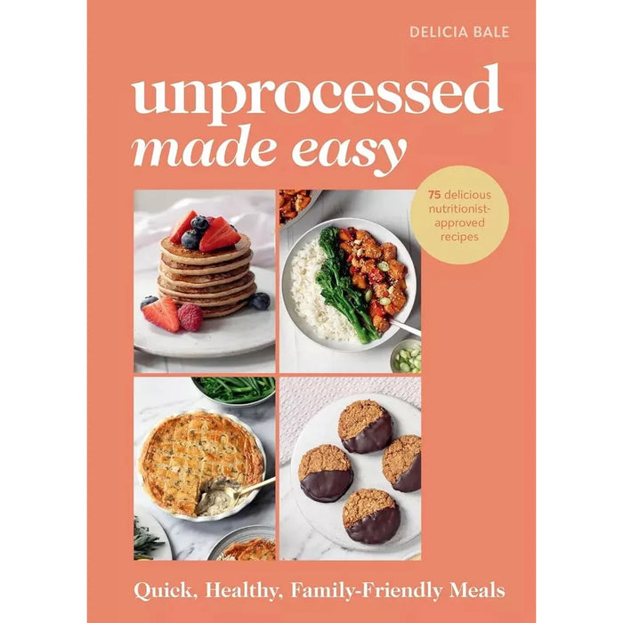 Unprocessed Made Easy, Slim 800 Hot Air Fryer, Ultra Low Cholesterol 3 Books Set