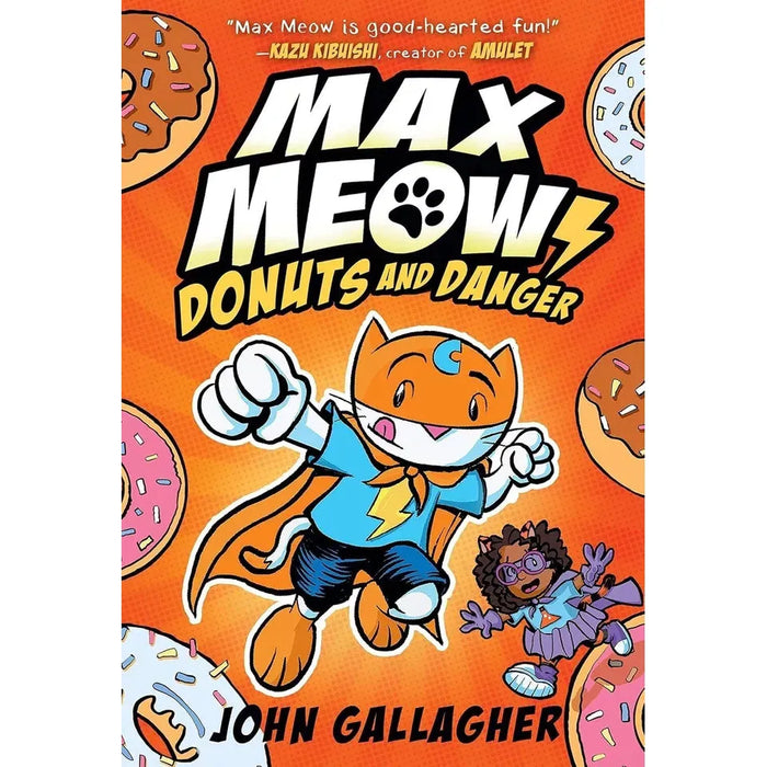 Max Meow A Graphic Novel 1 - 4 Books Collection Set by John Gallagher