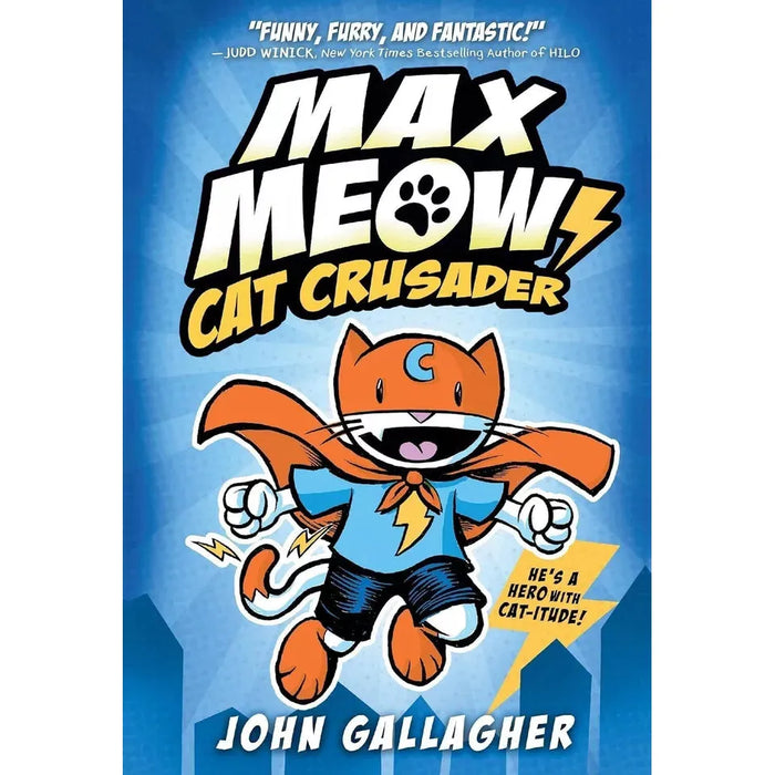 Max Meow A Graphic Novel 1 - 4 Books Collection Set by John Gallagher