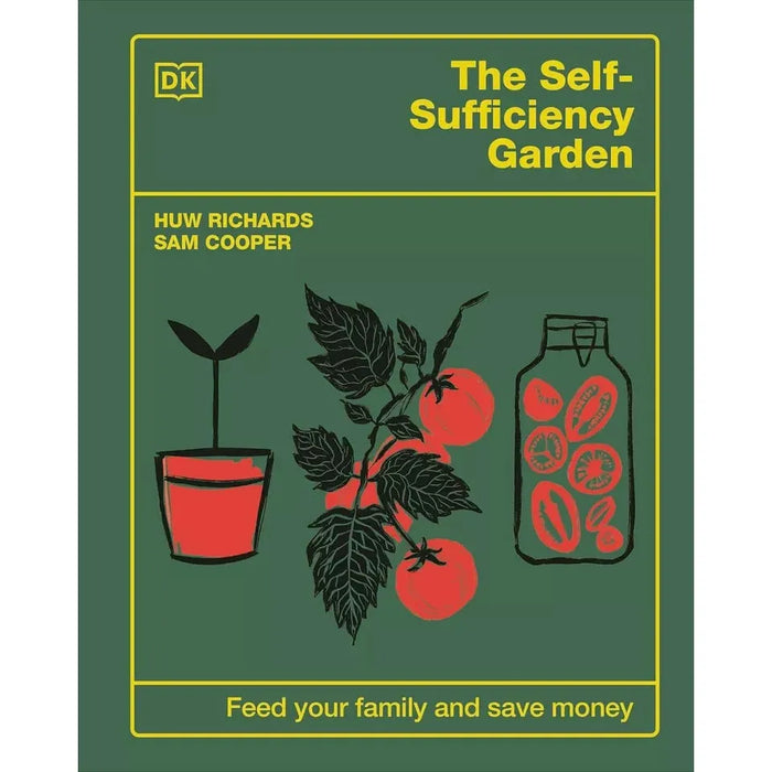 Sam Cooper Collection 2 Books Set Self-Sufficiency Garden Fermentation Kitchen