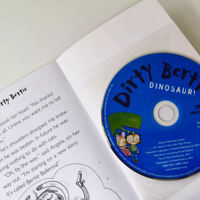 Dirty Bertie Collection 10 Books & CD Set by  Alan MacDonald (Zombie, Pirate, Rats, Fame, Smash, Horror, Jackpot, Aliens, Scream & Dinosaur)