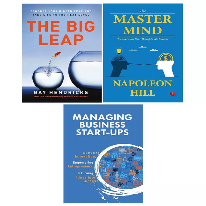 Big Leap, Managing Business Start-Ups,Master Mind Napoleon Hill 3 Books Set