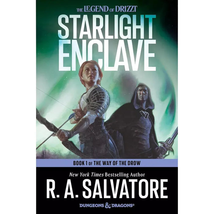 Way of the Drow Series Collection 3 Books Set by R. A. Salvatore Starlight Encla