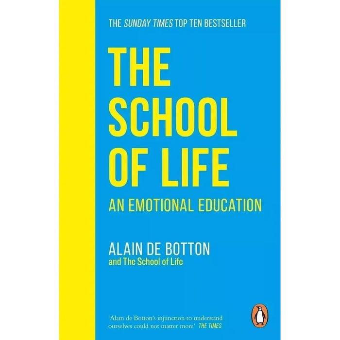 Alain de Botton Collection 2 Books Set (A Therapeutic Journey, School of Life)