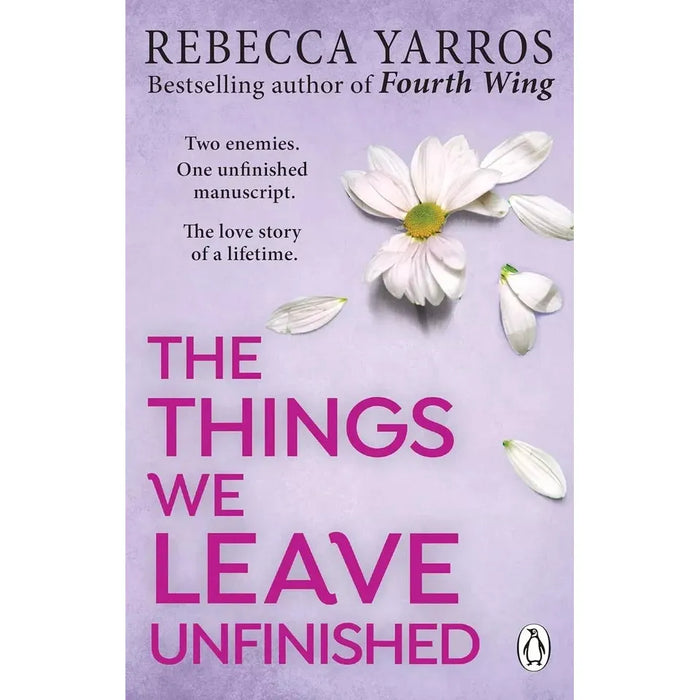 Rebecca Yarros 3 Books Collection Set (The Things We Leave Unfinished, Great and Precious Things & The Last Letter)