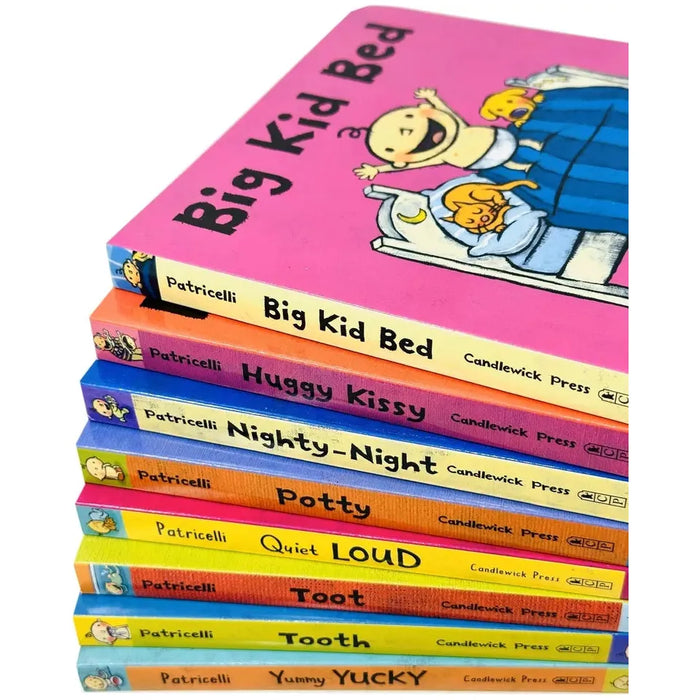 Leslie Patricelli's Little Library Learn and Play With Baby 8 Books Collection Set