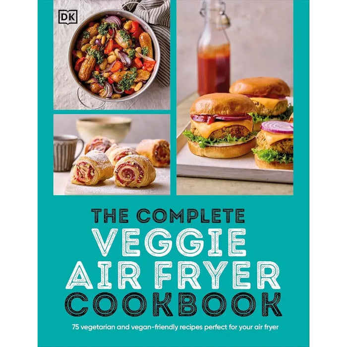 Complete Veggie Air Fryer, Quick Easy Air, Slim 800 Hot Air Fryer Recipe 3 Books Set