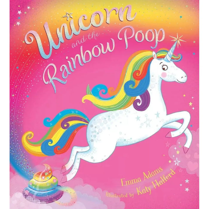 Emma Adams Collection 4 Books Set Who Pooed in my Loo,Made that Smell,Unicorn