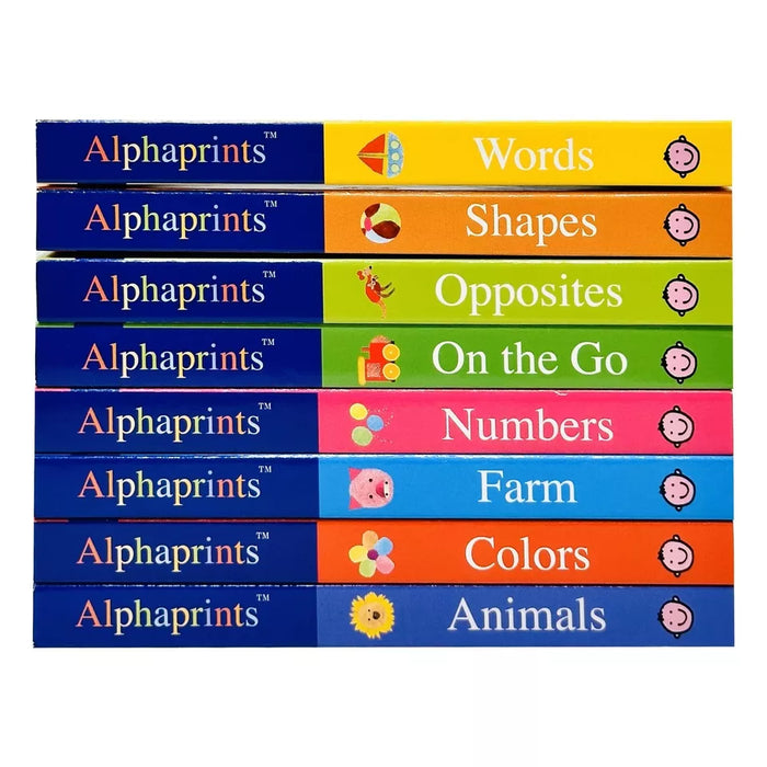 Alphaprints Library 8 Books Collection Box Set By Priddy Books