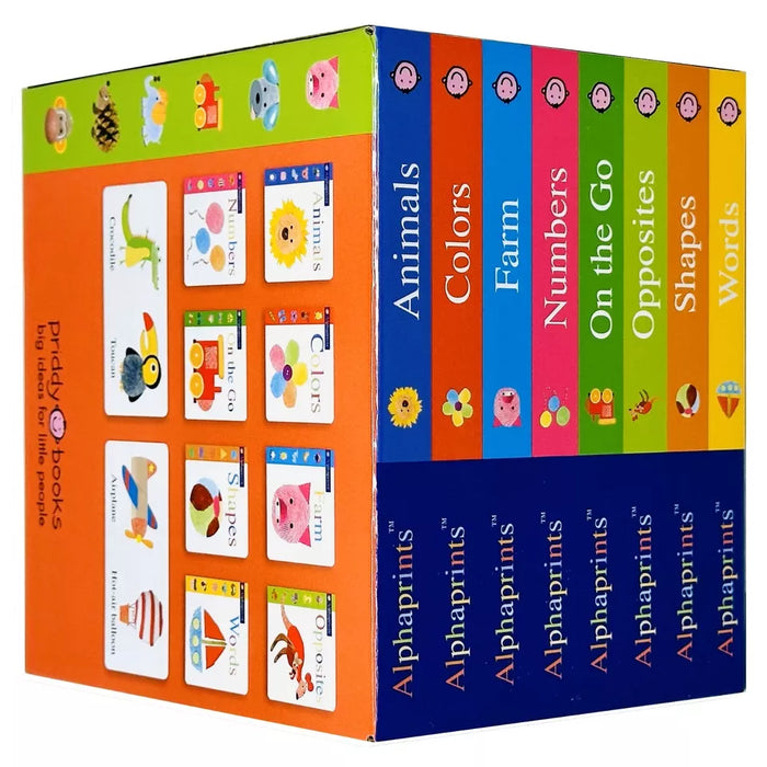 Alphaprints Library 8 Books Collection Box Set By Priddy Books