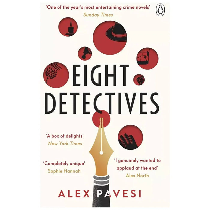 Alex Pavesi 2 Books Collection Set (Ink Ribbon Red,Eight Detectives)