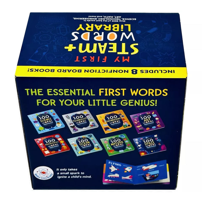 My First STEAM + Words Library 8 Book Collection Boxed Set By Chris Ferrie