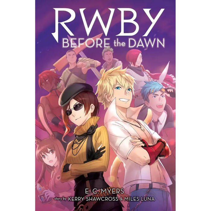 RWBY Series 2 Books Collection Set by E. C. Myers After the Fall, Before Dawn