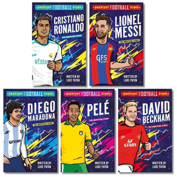 Greatest Football Stars Series 5 Books Box Set by Luke Paton (Cristiano Ronaldo)