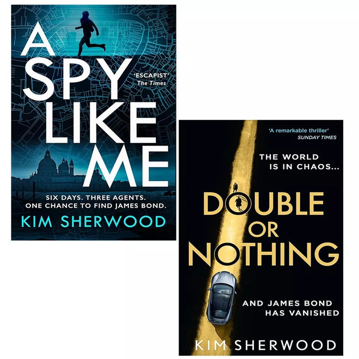 Double O Kim Sherwood Collection 2 Books Set Double or Nothing, A Spy Like Me - The Book Bundle