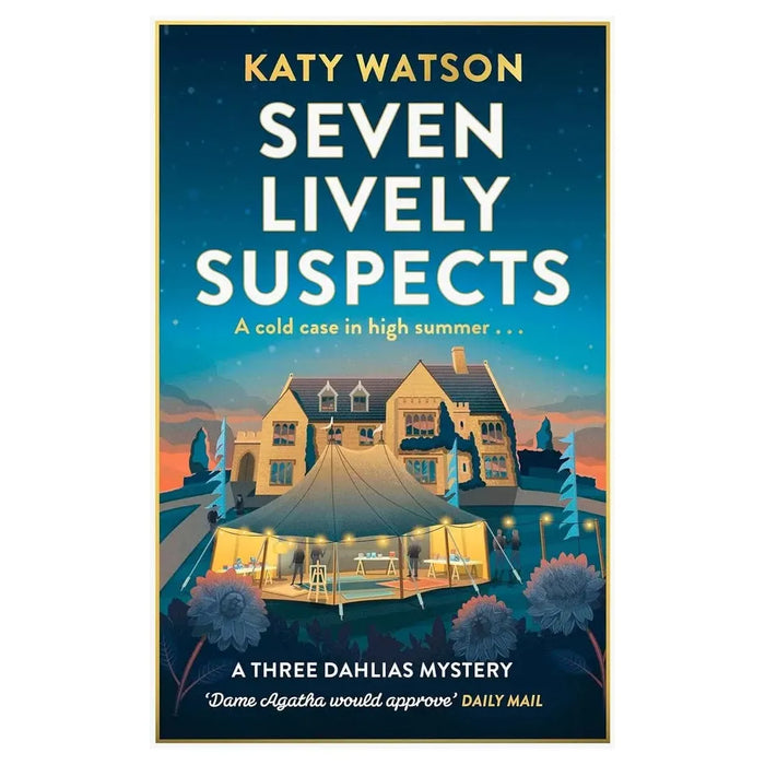 Three Dahlias Mysteries 3 Books Collection Set by Katy Watson Seven Lively Suspe