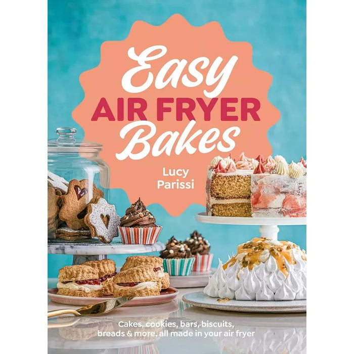 Easy Air Fryer Bakes Lucy Parissi HB,Crazy For Cookies Brownies Bars 2 Books Set