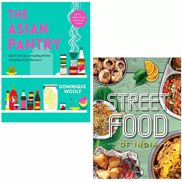 Fresh Easy Indian Street Food, Asian Pantry Dominique Woolf 2 Books Set