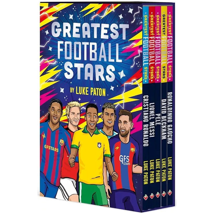 Greatest Football Stars Series 5 Books Box Set by Luke Paton (Cristiano Ronaldo)