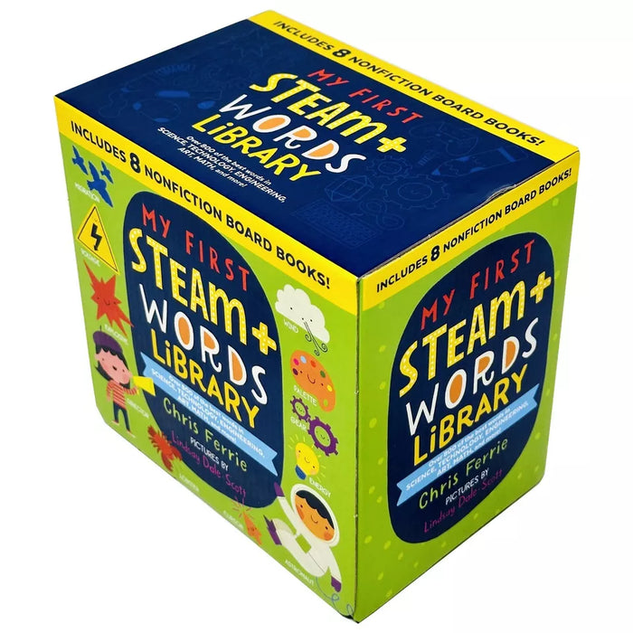 My First STEAM + Words Library 8 Book Collection Boxed Set By Chris Ferrie