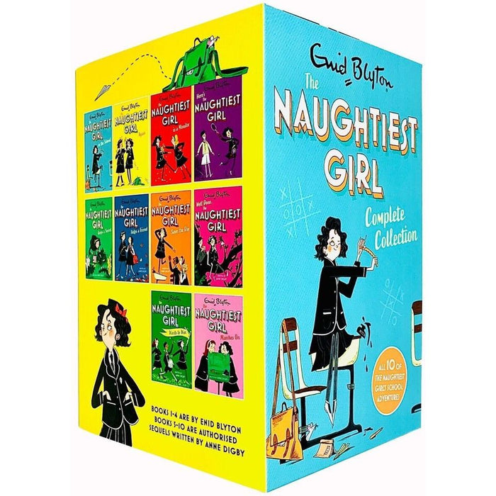 The Naughtiest Girl Complete Collection 10 Books Collection Box Set By Enid Blyton - The Book Bundle