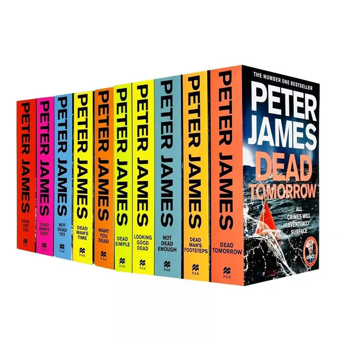 Roy Grace Series Books 1 - 10 Collection Set by Peter James (Dead Simple, Looking Good Dead)