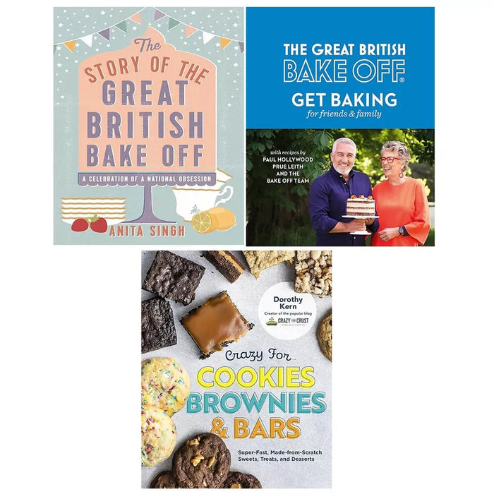 Great British Bake Off, Story of Great British Bake, Crazy for Cookies 3 Books Set