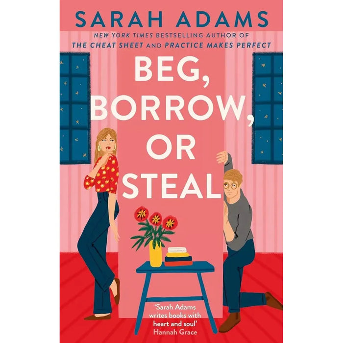 Sarah Adams Collection 4 Books Set (Beg Borrow or Steal, Cheat Sheet,When in Rome)