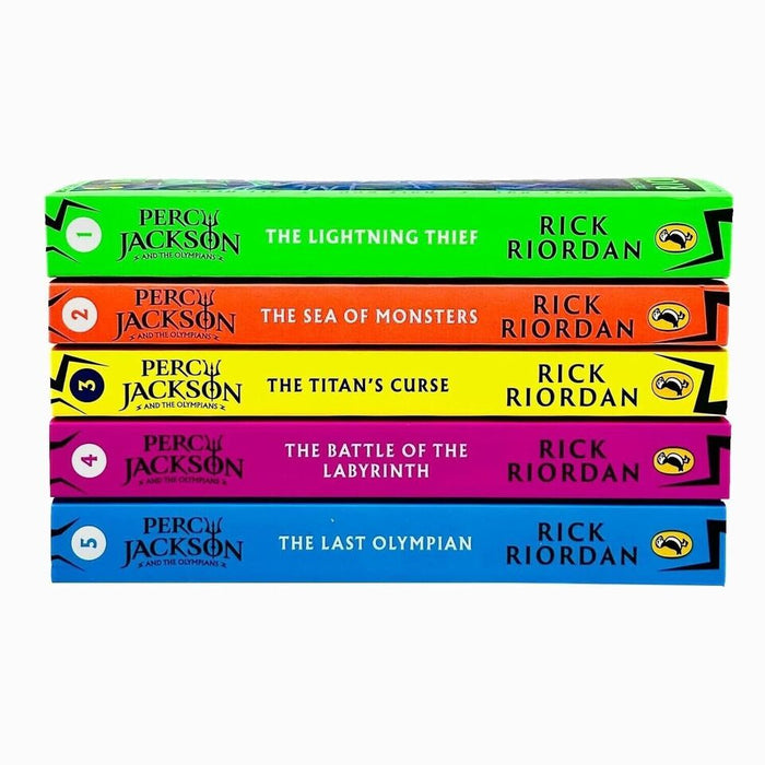 Percy Jackson and The Olympians Series 5 Books Collection Set