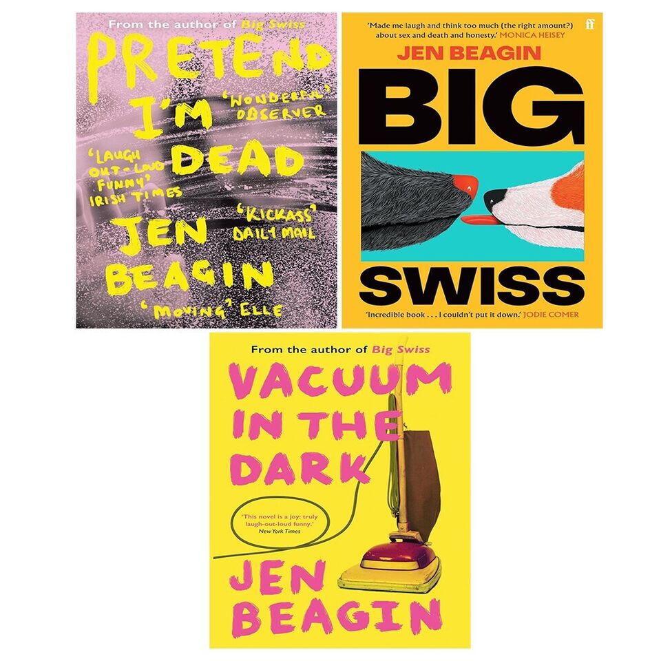 Jen Beagin Collection 3 Books Set (Pretend Dead,Vacuum in the Dark, Big  Swiss) | The Book Bundle