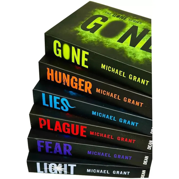 Gone Series 6 Books Collection Set by Michael Grant (Gone, Hunger, Lies, Plague, Fear & Light)