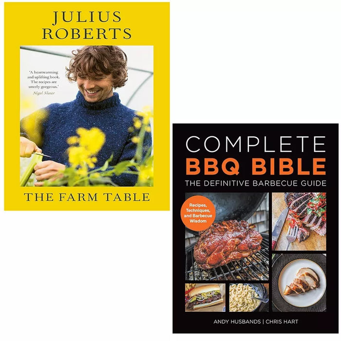 Farm Table Julius Roberts, BBQ BIBLE Definitive Barbecue Guide 2 Books Set