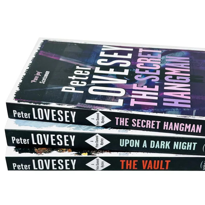 Peter Lovesey Collection 3 Books Set Secret Hangman, Upon A Dark Night, Vault