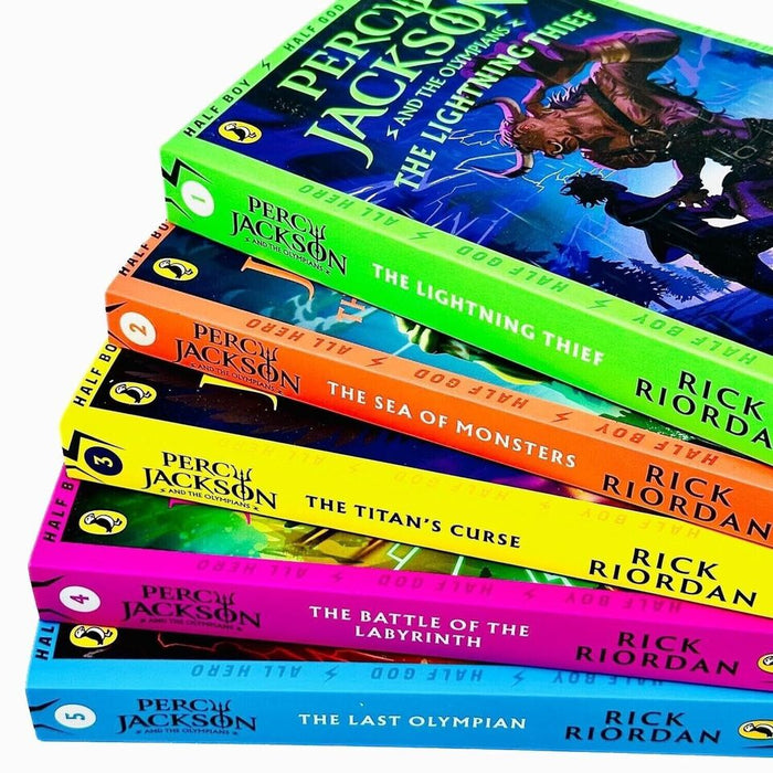 Percy Jackson and The Olympians Series 5 Books Collection Set