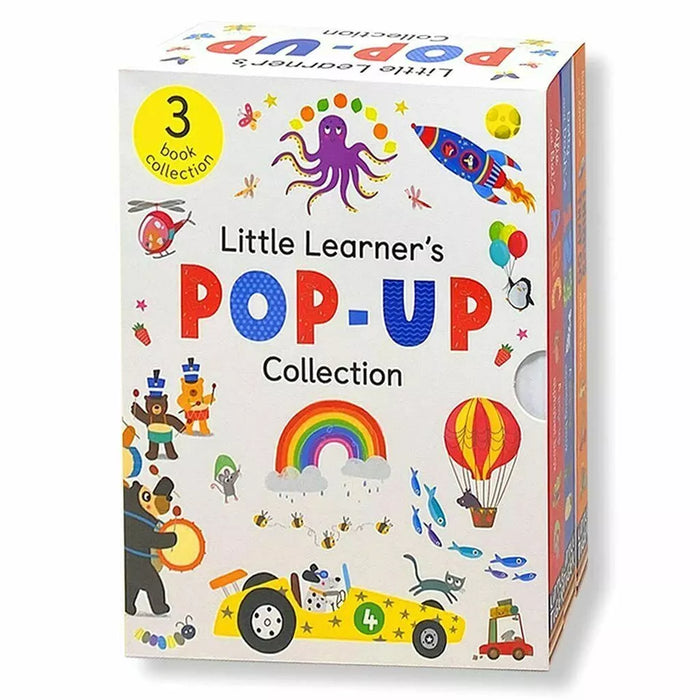 Little Learner's Pop-Up Collection 3 Books Collection Box Set by Little Tiger