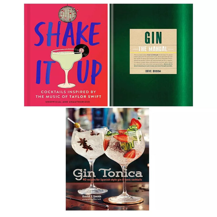 Shake It Up Welbeck, Gin Tonica David T. Smith (HB), Gin Manual (HB) 3 Books Set