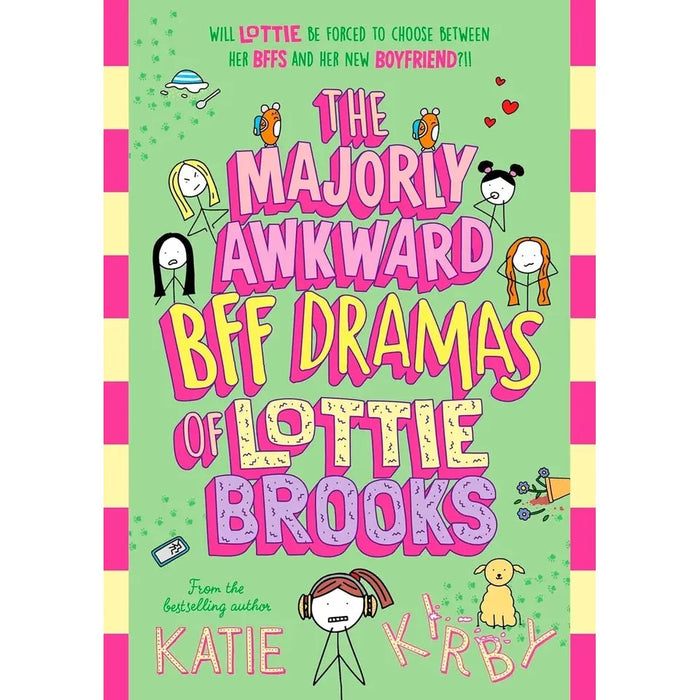 Lottie Brooks Series 1-7 Books Collection Set by Katie Kirby (Majorly Awkward BFF)