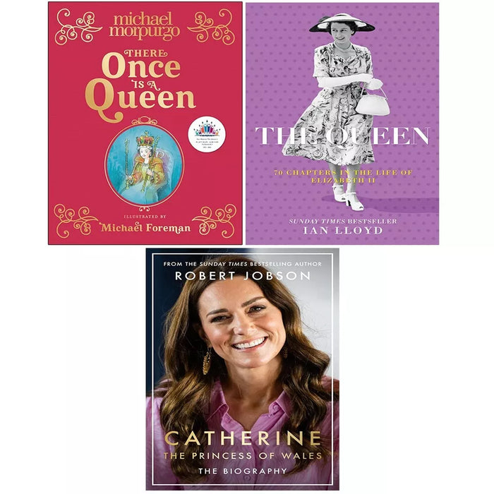 Catherine Princess of Wales, Queen Ian Lloyd, There Once is a Queen 3 Books Set