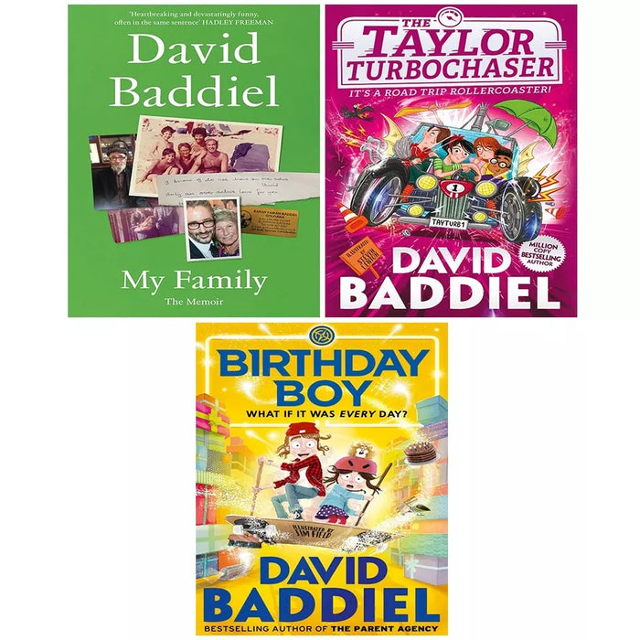 David Baddiel Collection 3 Books Set Taylor TurboChaser,Birthday,My Family