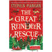 Stephen Mangan Collection 5 Books Set Great Reindeer Rescue,Escape the Rooms - The Book Bundle