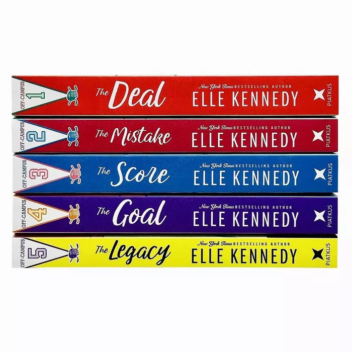 Off-Campus Series Books 1 -5 Collection Set by Elle Kennedy (The Deal, The Mistake)