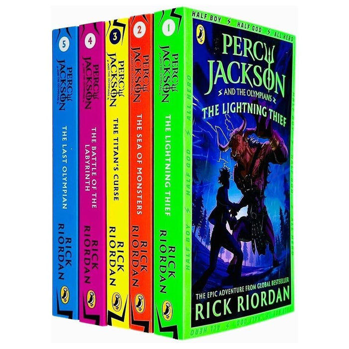 Percy Jackson and The Olympians Series 5 Books Collection Set