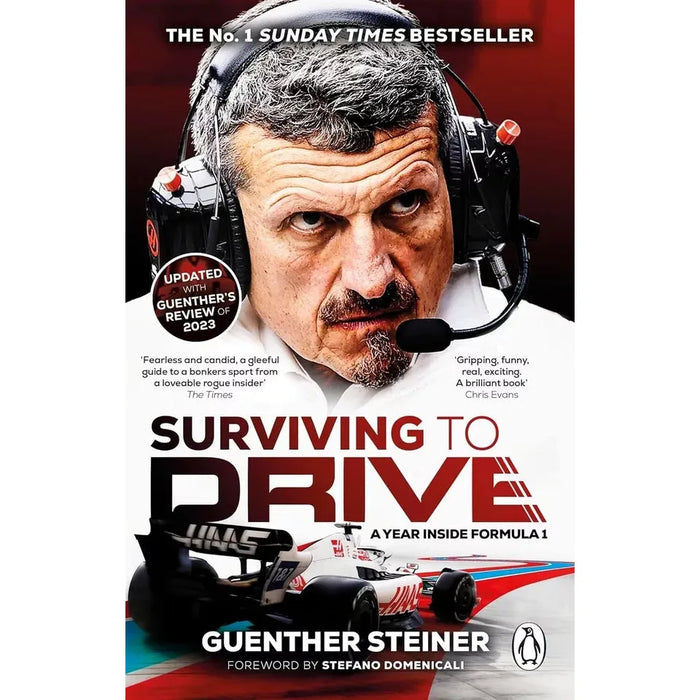 Guenther Steiner Collection 2 Books Set (Surviving to Drive, Unfiltered)