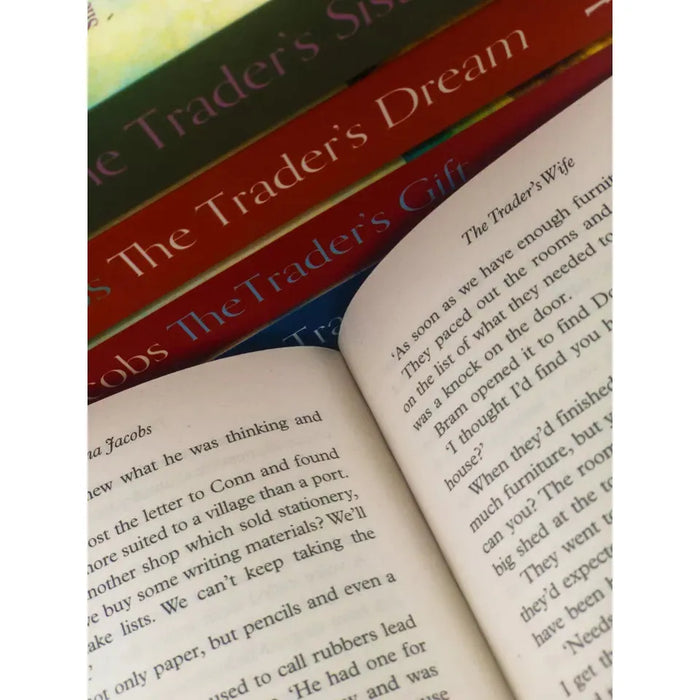 Anna Jacobs The Trader Series 5 Books Collection Set (The Trader's Wife, The Trader's Sister, The Trader's Dream, The Trader's Gift, The Trader's Reward)