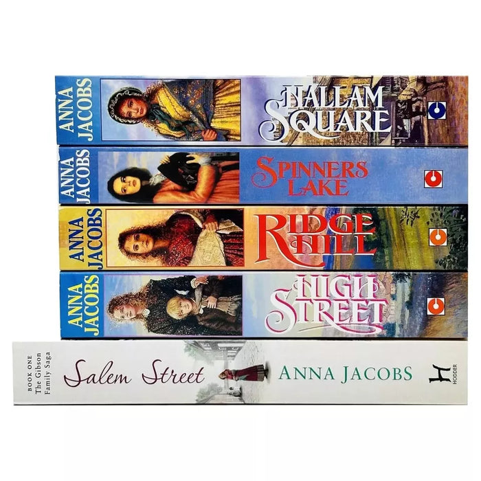 Gibson Family Saga Series Collection 5 Books Set By Anna Jacobs, Ridge Hill