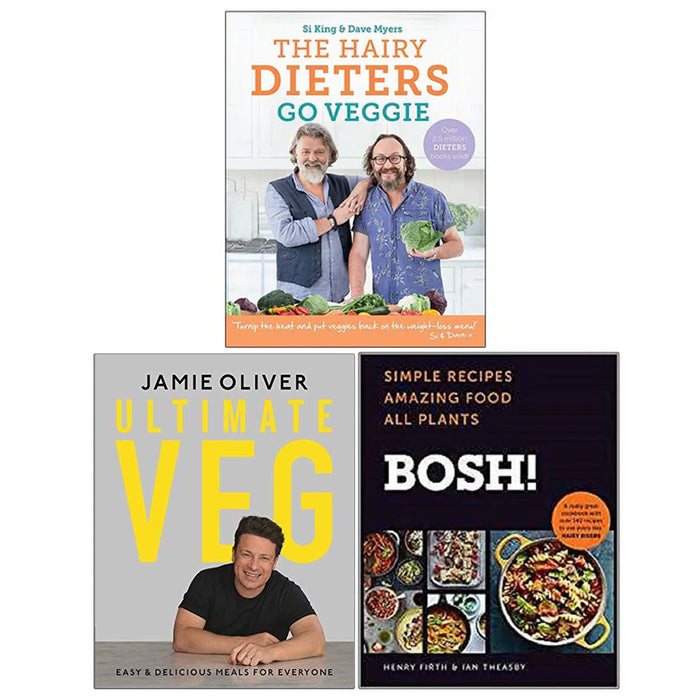 The Hairy Dieters Go Veggie, Ultimate Veg Jamie Oliver [Hardcover], Bosh Simple Recipes