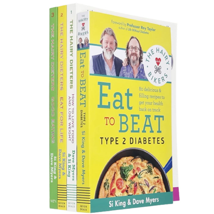 The Hairy Dieters 4 Books Collection Set (Eat to Beat,Love,Life: ,Good Eating) - The Book Bundle